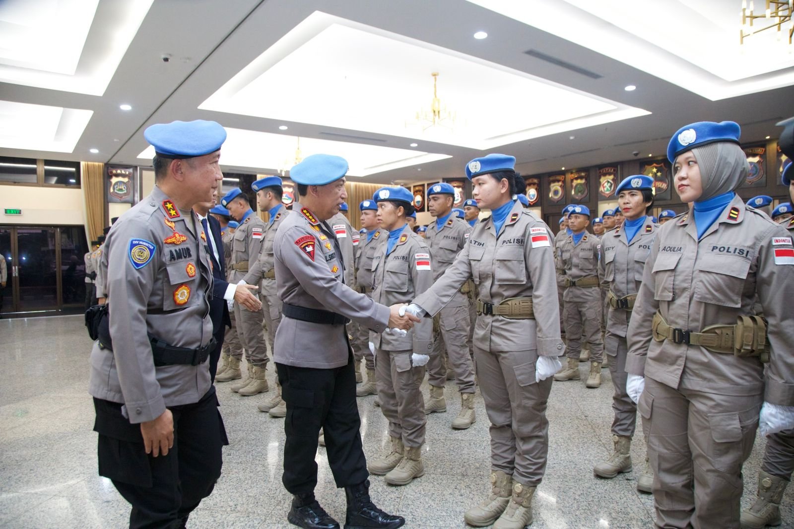 Mengemban Misi Perdamaian: Pelepasan Satgas FPU 7 MINUSCA oleh Polri