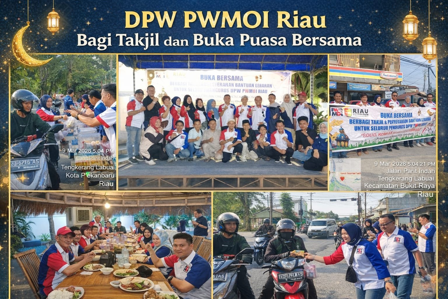 tvmiranda.com | DPW PWMOI : Dengan Berbuka Bersama, Jalin Silaturahmi, Solid, Kompak Seluruh Pengurus