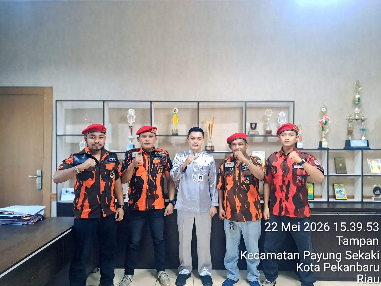 tvmiranda.com | KOTI PP Kota Pekanbaru Gelar Silaturahmi dan Audiensi ke Camat Payung Sekaki