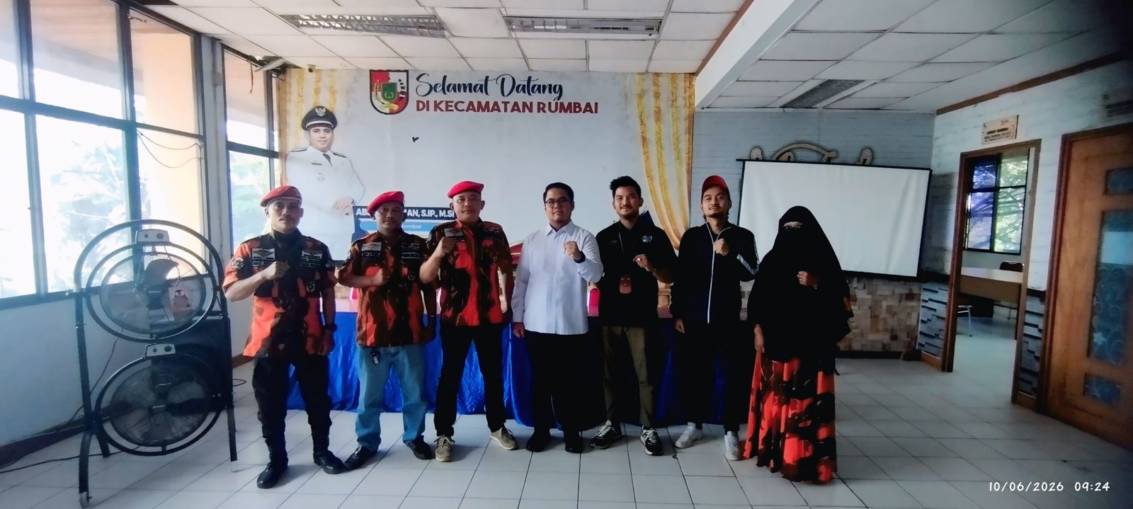tvmiranda.com | KOTI MPC Kota Pekanbaru Silaturahmi ke Camat Rumbai, Perkuat Sinergi