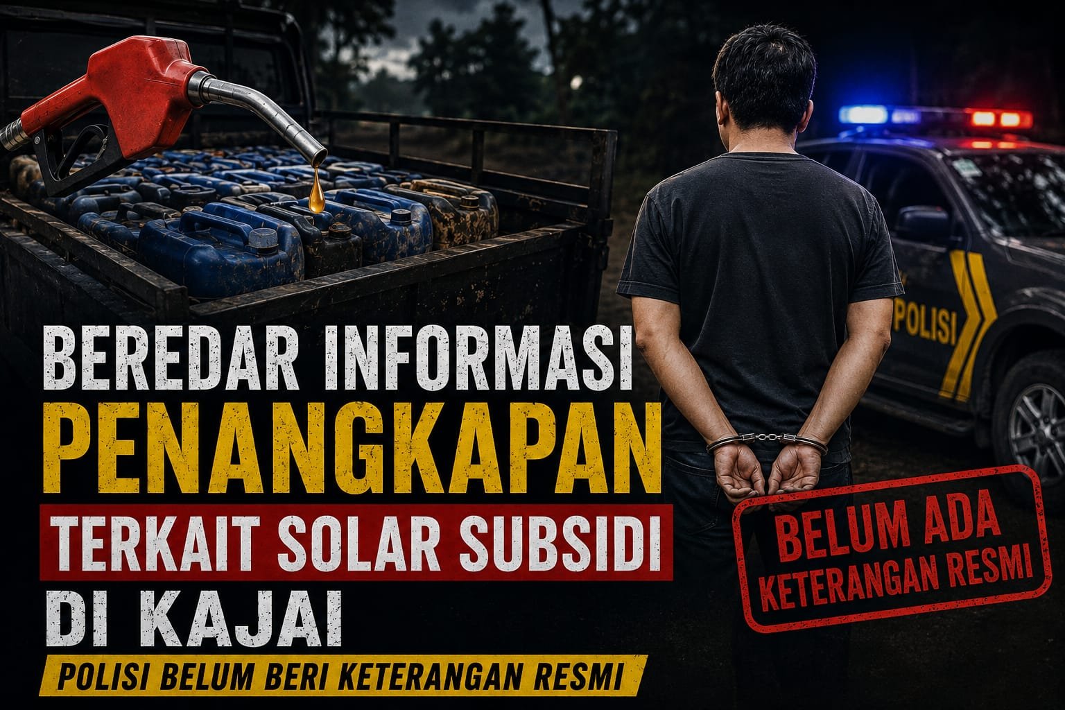 tvmiranda.com | Beredar Informasi Penangkapan Terkait Solar Subsidi di Kajai, Polisi Belum Beri Keterangan Resmi tvmiranda.com | Beredar Informasi Penangkapan Terkait Solar Subsidi di Kajai, Polisi Belum Beri Keterangan Resmi