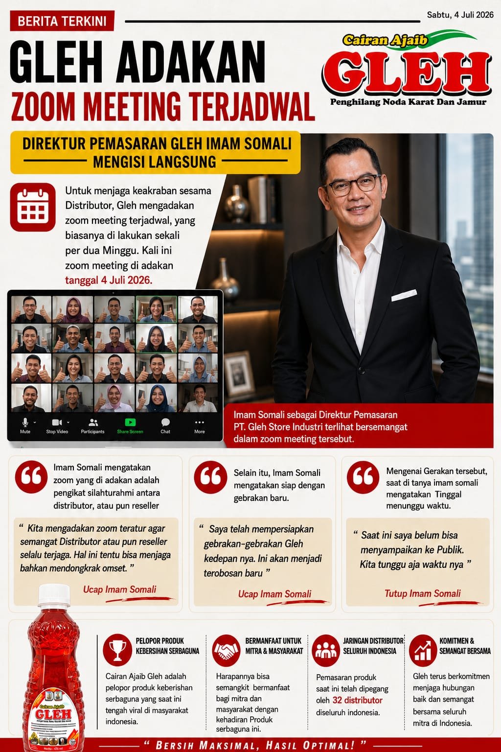 tvmiranda.com | Gleh Adakan Zoom Meeting Terjadwal Direktur Pemasaran Gleh Imam Somali Mengisi Langsung tvmiranda.com | Gleh Adakan Zoom Meeting Terjadwal Direktur Pemasaran Gleh Imam Somali Mengisi Langsung