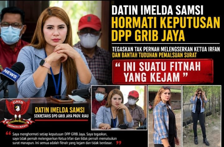tvmiranda.com | Di Tengah Kontroversi GRIB Jaya Riau, Datin Imelda Samsi Pilih Hormati Keputusan DPP dan Menepis Tuduhan tvmiranda.com | Di Tengah Kontroversi GRIB Jaya Riau, Datin Imelda Samsi Pilih Hormati Keputusan DPP dan Menepis Tuduhan