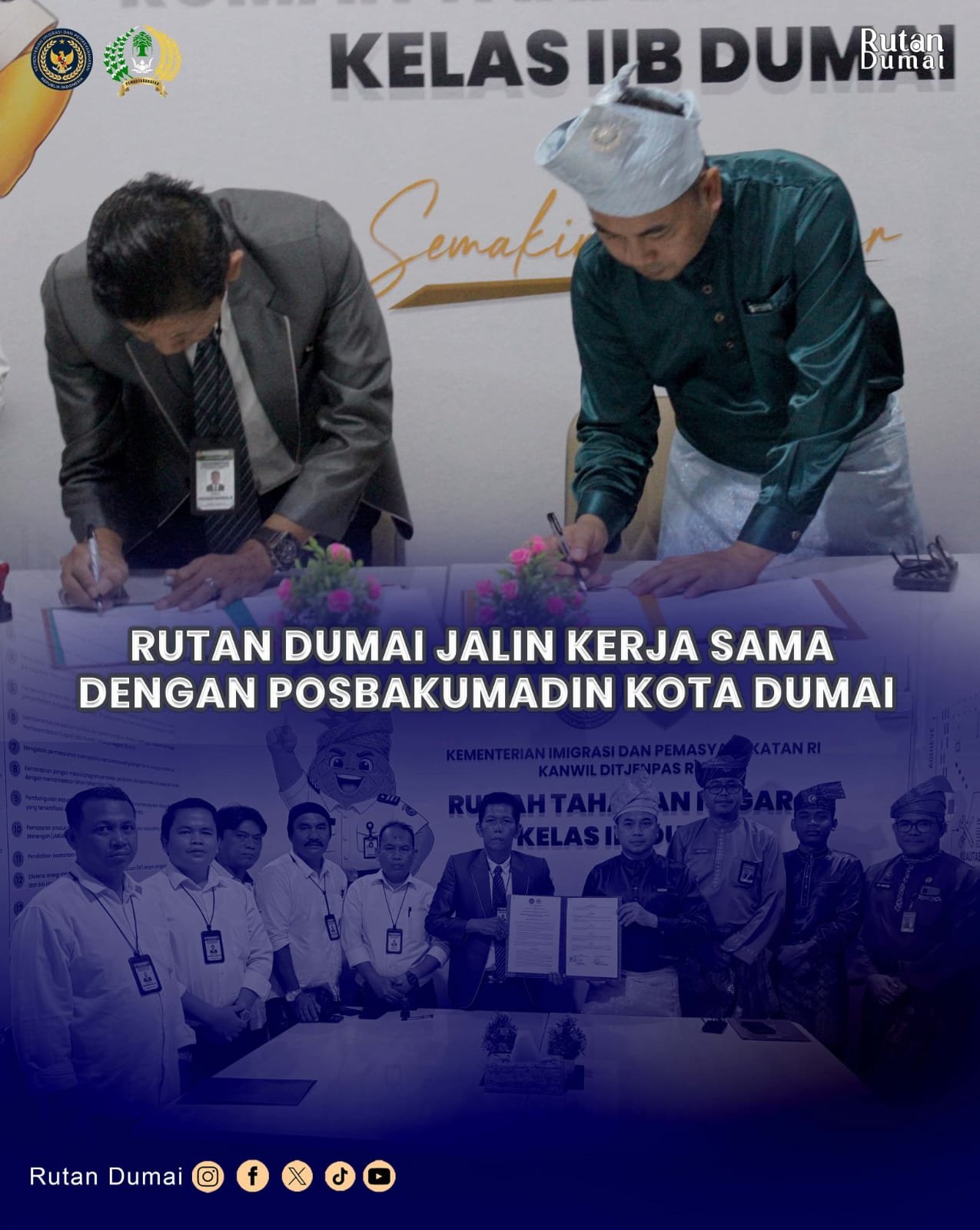  | Rutan Dumai Jalin Kerja Sama dengan POSBAKUMADIN Kota Dumai