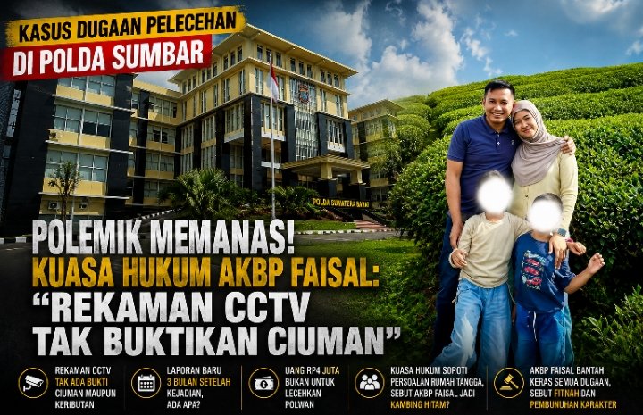 tvmiranda.com | Rekaman CCTV Jadi Sorotan, Kuasa Hukum AKBP Faisal Klaim Tak Ada Bukti “Cium-Cium”
