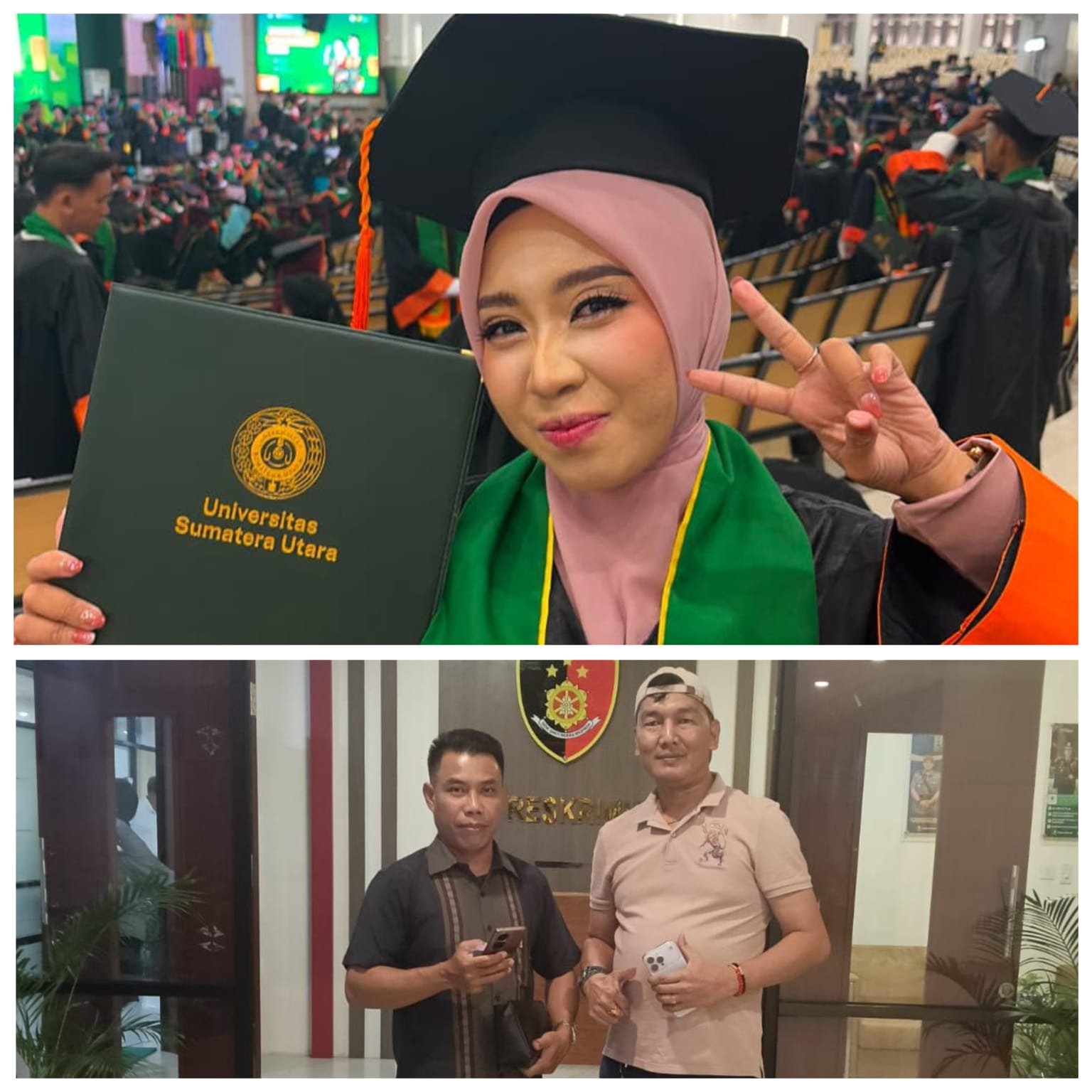 | Frans Chaverius dan Eci Lestarina Ucapkan Selamat untuk Gama Ludia Ningsih Wisuda USU | Frans Chaverius dan Eci Lestarina Ucapkan Selamat untuk Gama Ludia Ningsih Wisuda USU