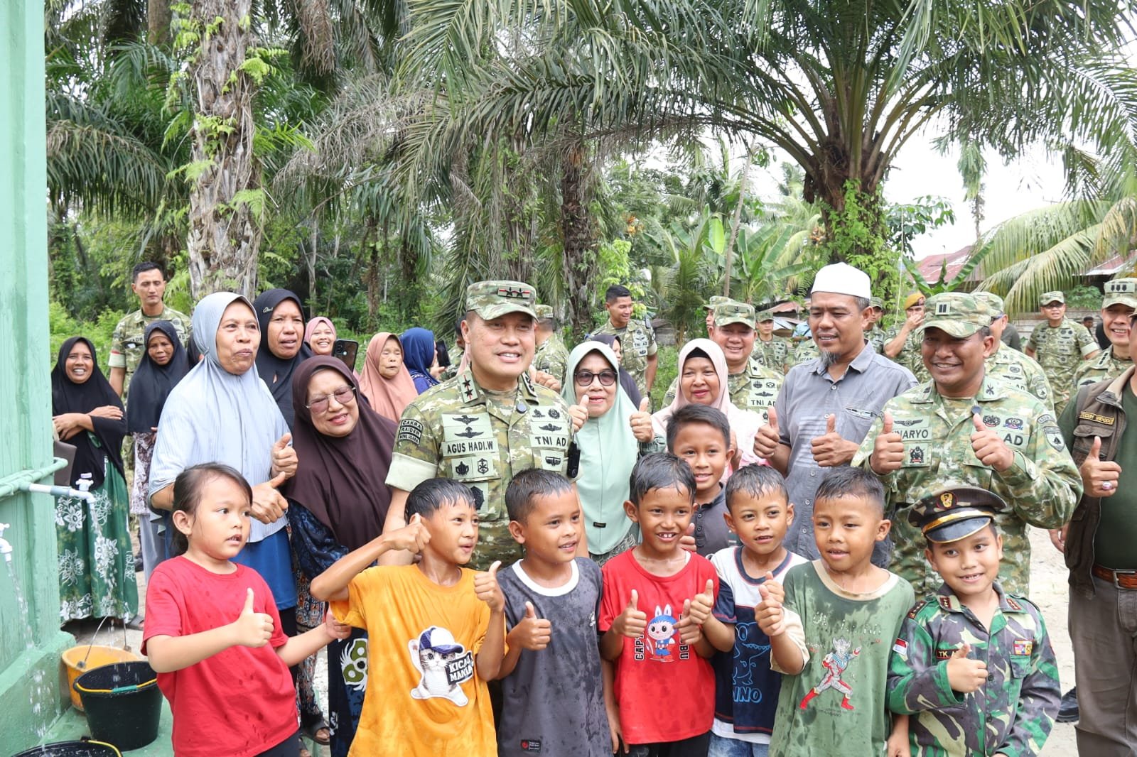  | Pangdam XIX Tuanku Tambusai Tinjau Manunggal Air, 512 Warga Rasakan Manfaatnya